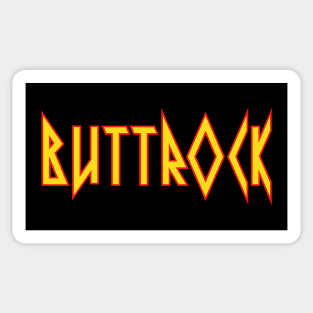 Butt Rock Sticker